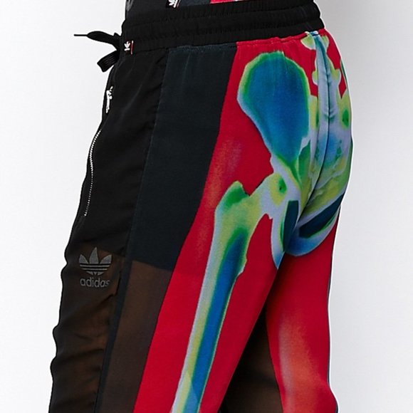 Adidas Originals x Rita Ora sweatpants in Skeleton, Halloween-perfect! - Picture 2 of 5